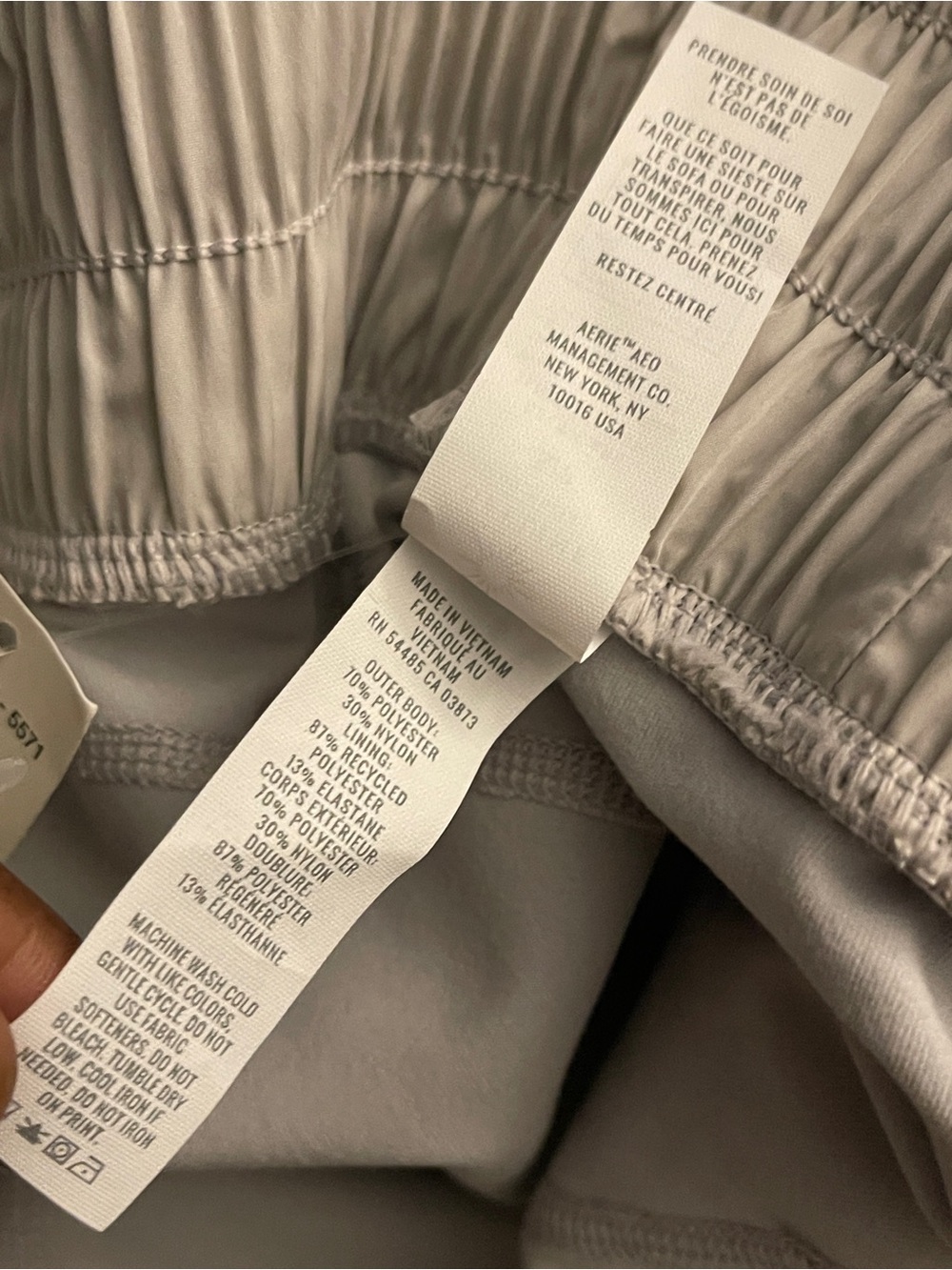 Offline by Aerie Women's Gray Athletic Elastic-Waist Active Shorts Sz Small NWT - Picture 12 of 12